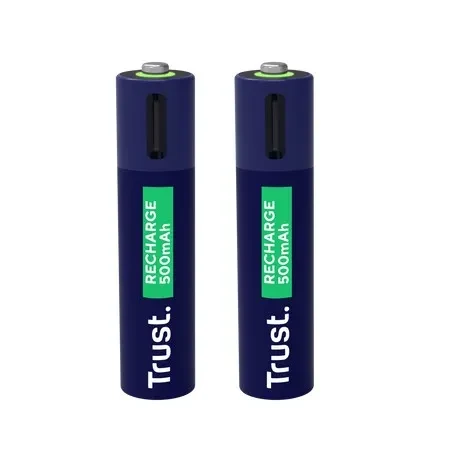Trust Baterie reincarcabila USB-C AAA/ 500 mAh/  up to 800 charge cycles/  2 Pack