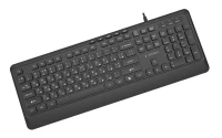 Gembird KB-MCH-05-CYRL, Professional slim key design, USB A+C combo plug, RU-layout, Black 4
