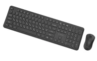 Gembird KBS-WPS-01-CYRL, Pro Business wireless desktop set, 2.4 GHz wireless full size keyboard and mouse, Single USB nano-receiver, Mouse dpi 1200, RU-layout, Black 4