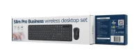 Gembird KBS-WPS-01-CYRL, Pro Business wireless desktop set, 2.4 GHz wireless full size keyboard and mouse, Single USB nano-receiver, Mouse dpi 1200, RU-layout, Black 5