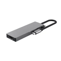 Trust Dalyx 5-in-1 USB-C Multiport Adapter, USB v.3.2 gen 1, HDMI V 2.0 (4K@60Hz),  fast data transfers (5 Gbps), 2 x USB-C, 2 x USB-A, Charging technology USB PD2.0 (up to 5A/85W), Cable length main 10 cm, 48g 4