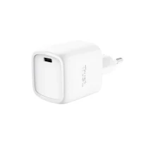 Trust Maxo 30W USB-C GaN Charger,  1 x USB-C port, USB PD 3.0 + PPS, 50% recycled materials,worldwide (90-240V AC 60/50Hz), White 3