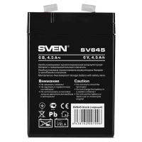SVEN SV645, Battery 6V 4.5AH 2