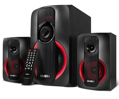 Boxe 2.1 SVEN MS-304 / 40W RMS / Bluetooth / FM-tune / USB Flash / SD card / Black