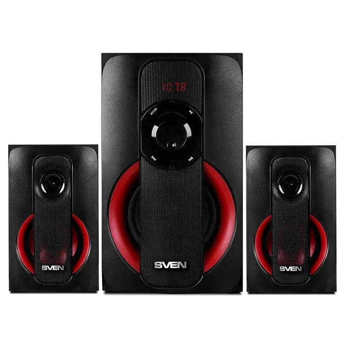 Boxe 2.1 SVEN MS-304 / 40W RMS / Bluetooth / FM-tune / USB Flash / SD card / Black 2