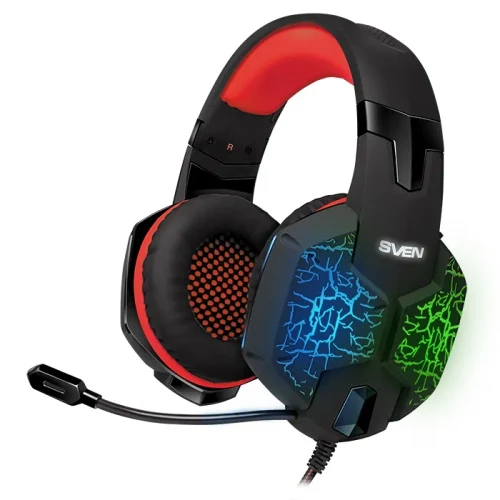 Casti SVEN AP-U988MV, Black/Red