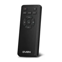 SVEN MC-30 Black,  2.0 / 2x100W RMS, D-CLASS AMPLIFIER WITH DSP, remote control, dimensions 225x255x355 mm, black, wooden. 6