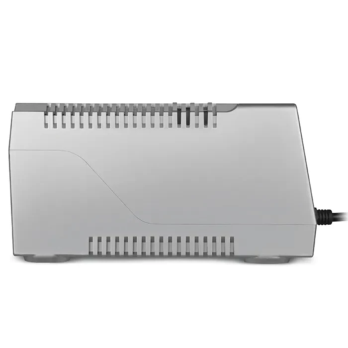 SVEN VR-F1500, 500W, Automatic Voltage Regulator, 4x Schuko outlets, Input voltage: 180-285V, Output voltage: 230V ± 10%, input and output voltage digital indicator on the front panel, Power supply delay function, metal body, Black 5