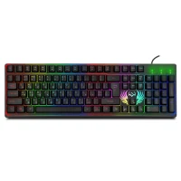 SVEN KB-G8000 Gaming Keyboard, membrane with tactile feedback,105 keys, 20 Fn-keys, Backlight, 1.8m, USB, Рус/Укр/Eng, Black