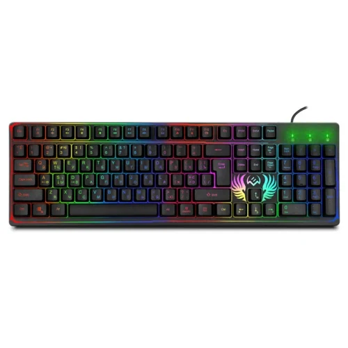 SVEN KB-G8000 Gaming Keyboard, membrane with tactile feedback,105 keys, 20 Fn-keys, Backlight, 1.8m, USB, Рус/Укр/Eng, Black