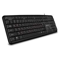 SVEN KB-S230, Keyboard, Waterproof construction, 104 keys, 2m, USB, Black, Rus/Ukr/Eng 2