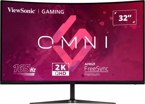 31.5” Monitor Gaming VIEWSONIC VX3218C-2K / 2K / Curved / 1ms / 165Hz / Black