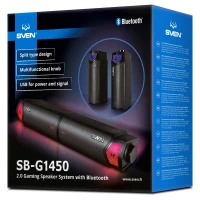 Soundbar gaming compact SVEN SB-G1450 / 10W RMS / Bluetooth 6
