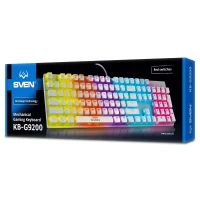 Tastatura Gaming Mecanica SVEN KB-G9200 RGB / USB / 1.8m / White 7