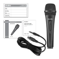 Microfon SVEN MK-130 / 3.5mm mini-jack, 6.7mm jack/ 3m / Black 5