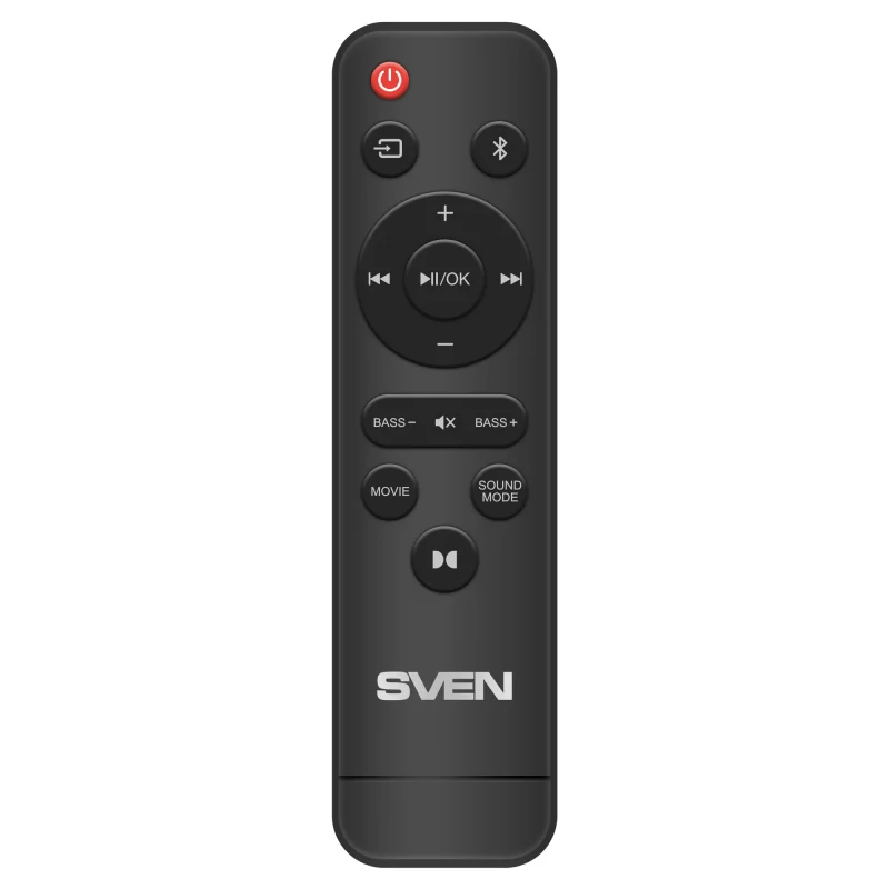 SVEN Soundbar SB-2700DA  with wireless subwoofer, 450 W, 275W + 7*25W (5.1.2), DolbyAtmos, Bluetooth, HDMI, USB, Wireless Subwoofer, HDMI (ARC), SPDIF (Optical),  AUX (3.5mm jack), remote control, LED display, black 8