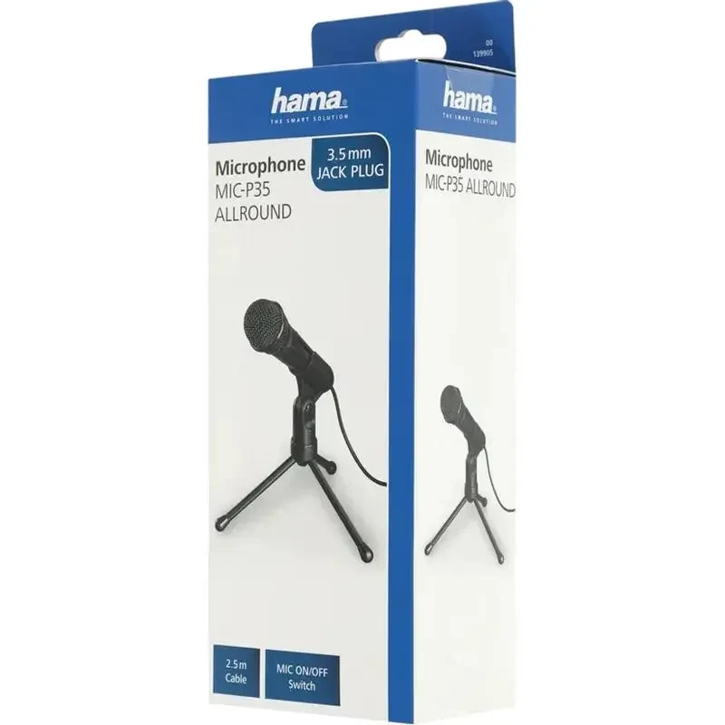 Microphone Hama MIC-P35 Allround (00139905) Black 2