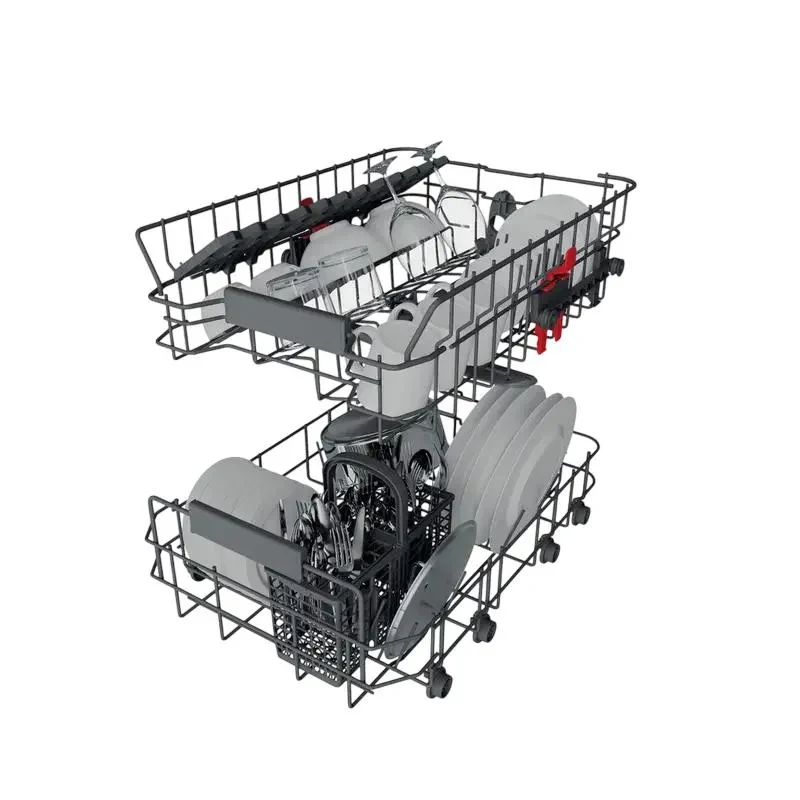 Dishwasher Whirlpool WSIC 3M27, Silver 3