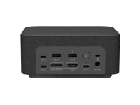 USB-C docking station multifunctionala cu meeting controls si boxe Logitech Logi Dock 4