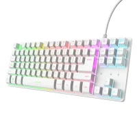 Tastatura Gaming Trust GXT 833W Thado TKL, USB, White 2