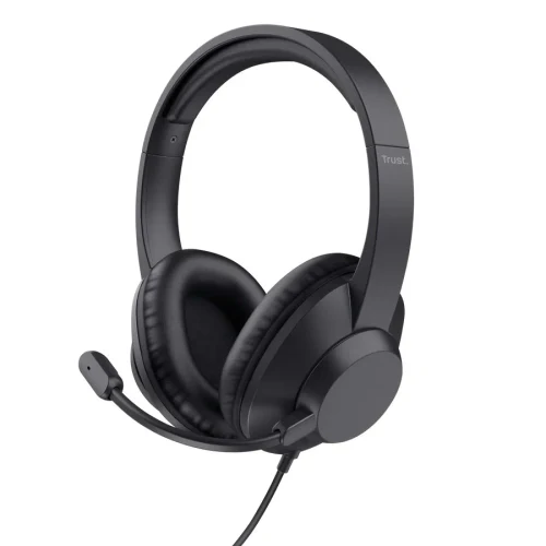 Casti Trust AYDA  MAX / USB / Black