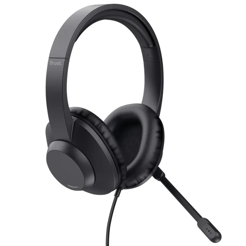 Casti Trust AYDA  MAX / USB / Black 3