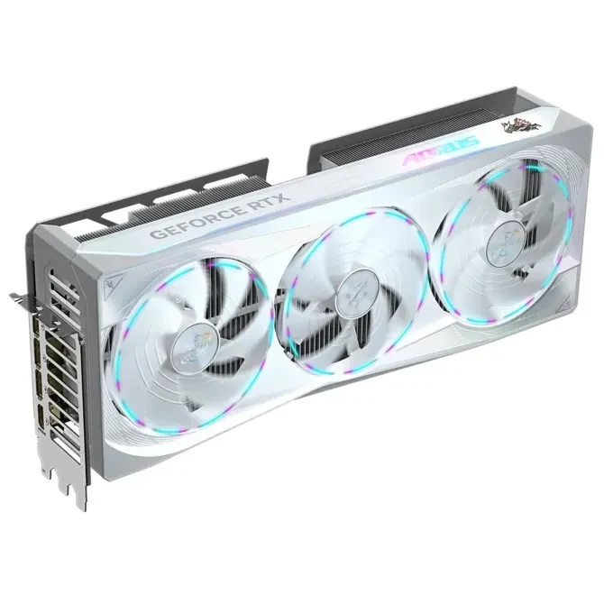 Placa video Gigabyte AORUS GeForce RTX 5080 MASTER ICE 16G/ 16GB / GDDR7 / 256bit 3