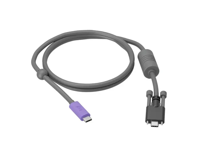 Logitech Extend -  with category cabling so that anyone can walk into an Android or BYOD-based meeting room, plug in with the USB-C cable, and launch a meeting from their preferred video platform running on their laptop or mobile device - BLACK - USB 4