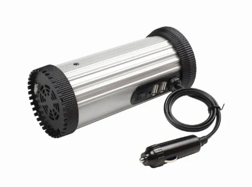 EnerGenie EG-PWC150-01, 12 V Car power inverter, 150 W, Input: 10-16 VDC (accumulator directly) - Output: 230 VAC +/- 10% at 50 Hz (+/-3Hz), modified sine wave