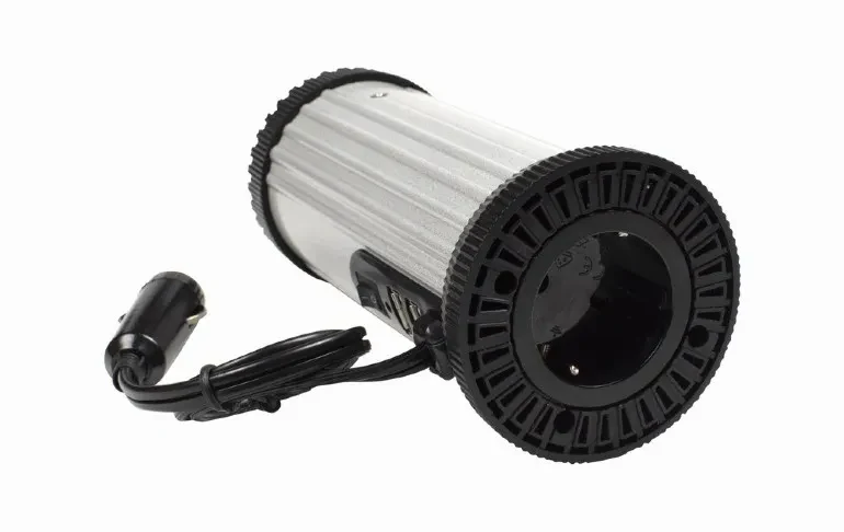 EnerGenie EG-PWC150-01, 12 V Car power inverter, 150 W, Input: 10-16 VDC (accumulator directly) - Output: 230 VAC +/- 10% at 50 Hz (+/-3Hz), modified sine wave 2