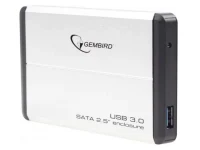 Gembird EE2-U3S-2-S, External enclosure for 2.5'' SATA HDD with USB3.0(5Gb/s) interface, Silver