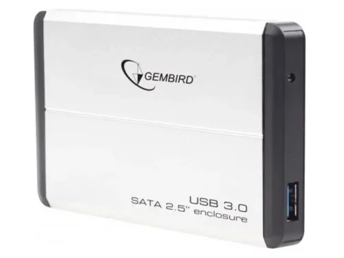 Gembird EE2-U3S-2-S, External enclosure for 2.5'' SATA HDD with USB3.0(5Gb/s) interface, Silver