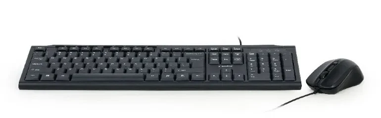 Gembird KBS-UM-04, Multimedia desktop set, black, US-Layout, Black 3