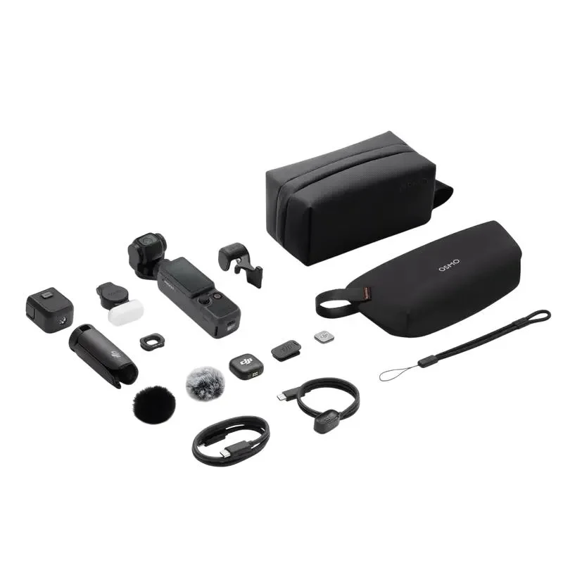 Camera Action cu stabilizator DJI Osmo Pocket 4 Creator Combo, Black 4