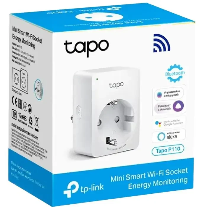 Smart power socket TP-LINK Tapo P110, White 2