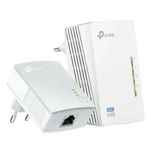 Wi-Fi + Powerline adapter TP-LINK TL-WPA4220 KIT, AV600, 600 Mbps, White