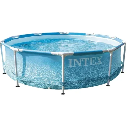 Framed Pool Intex Metal Frame, 4485L, Light Blue, 28206