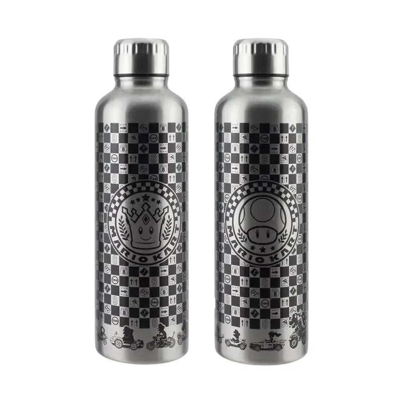 Water bottle Paladone Mario Kart, Silver 3
