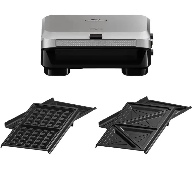 Multifunction Sandwich-Maker Braun SM5005 SILVBK, Black | Silver 2