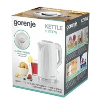 Electric Kettle Gorenje K17DPW, White 5