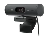 Webcam Logitech BRIO 500, Full-HD 1080P, Grey