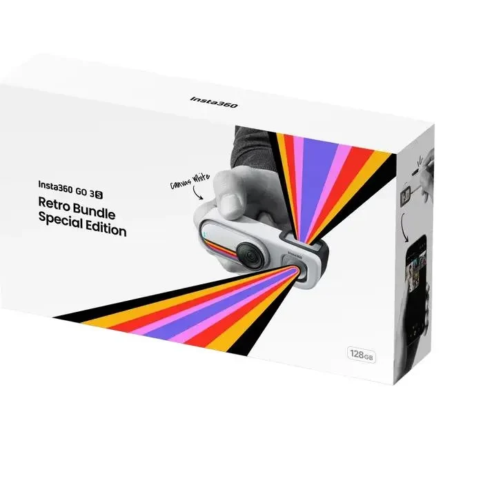 Action Camera Insta360 GO 3S Retro Bundle, White 10