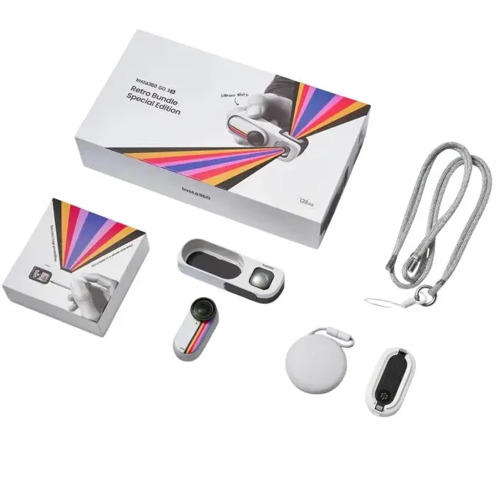 Action Camera Insta360 GO 3S Retro Bundle, White 11