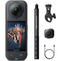 Action Camera Insta360 X5 Motorcycle Bundle, Black