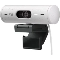 Webcam Logitech BRIO 500, Full-HD 1080P, White