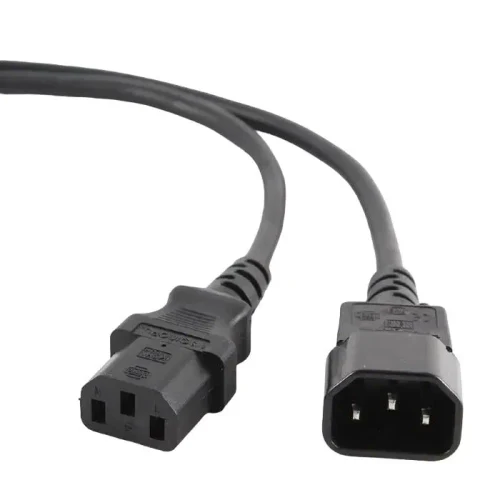 Power Cord Cablexpert Extension PC-189, 1.8 m, Black