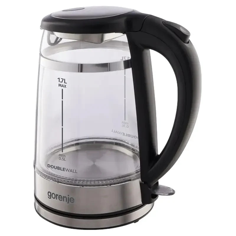Electric Kettle Gorenje K17GDW, Black 8
