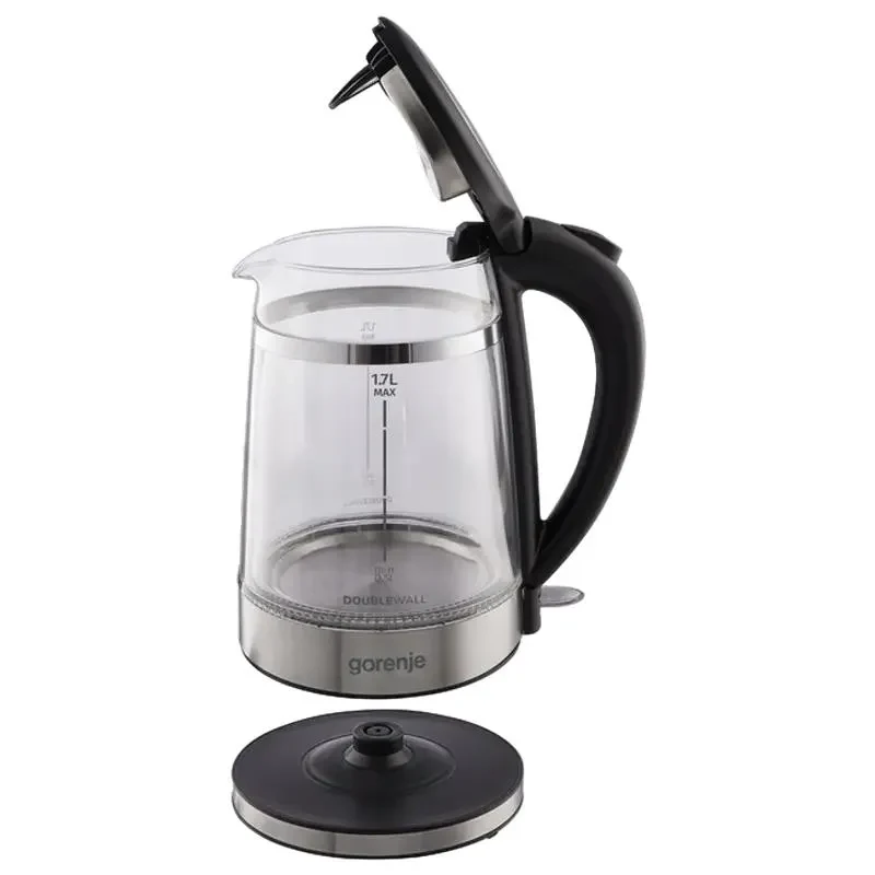 Electric Kettle Gorenje K17GDW, Black 3