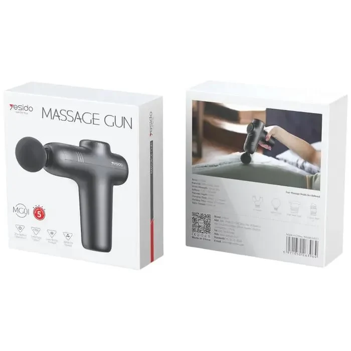 Massage gun Yesido Massage Gun MG01, Black 5