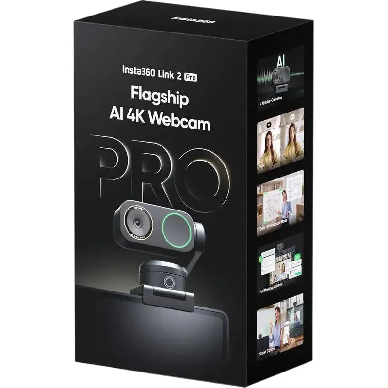 Webcam Insta360 Insta360 Link 2 Pro, 3840 x 2160, Black 6